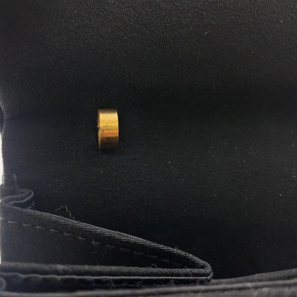 Authentic  GUCCI Black Chain Clutch Shoulder Bag/ original Gucci chain included - Picture 10 of 16